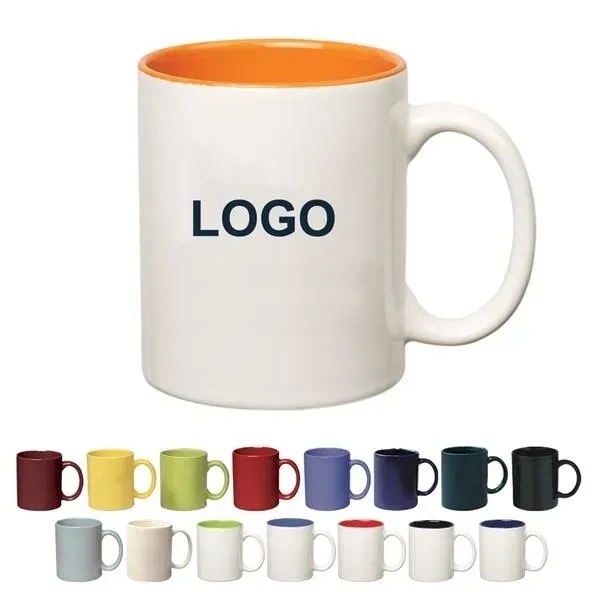 Colored Mug Ceramic with C handle