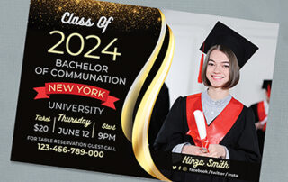 Custom Graphic Design - graduation announcements