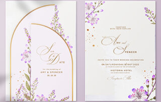 Custom Graphic Design - wedding invitations and stationery