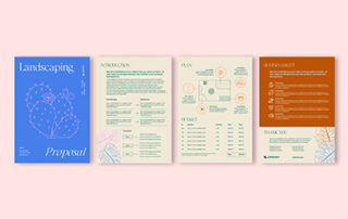 Custom Graphic Design - proposal documents