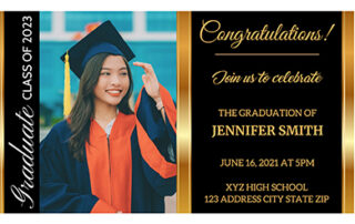 Custom Graphic Design - graduation announcements