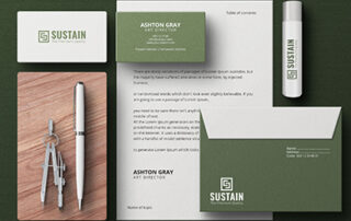 Custom Graphic Design - business stationery
