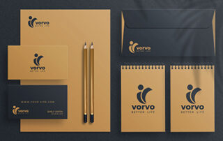 Custom Graphic Design - business stationery