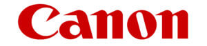 Red Canon brand logo.